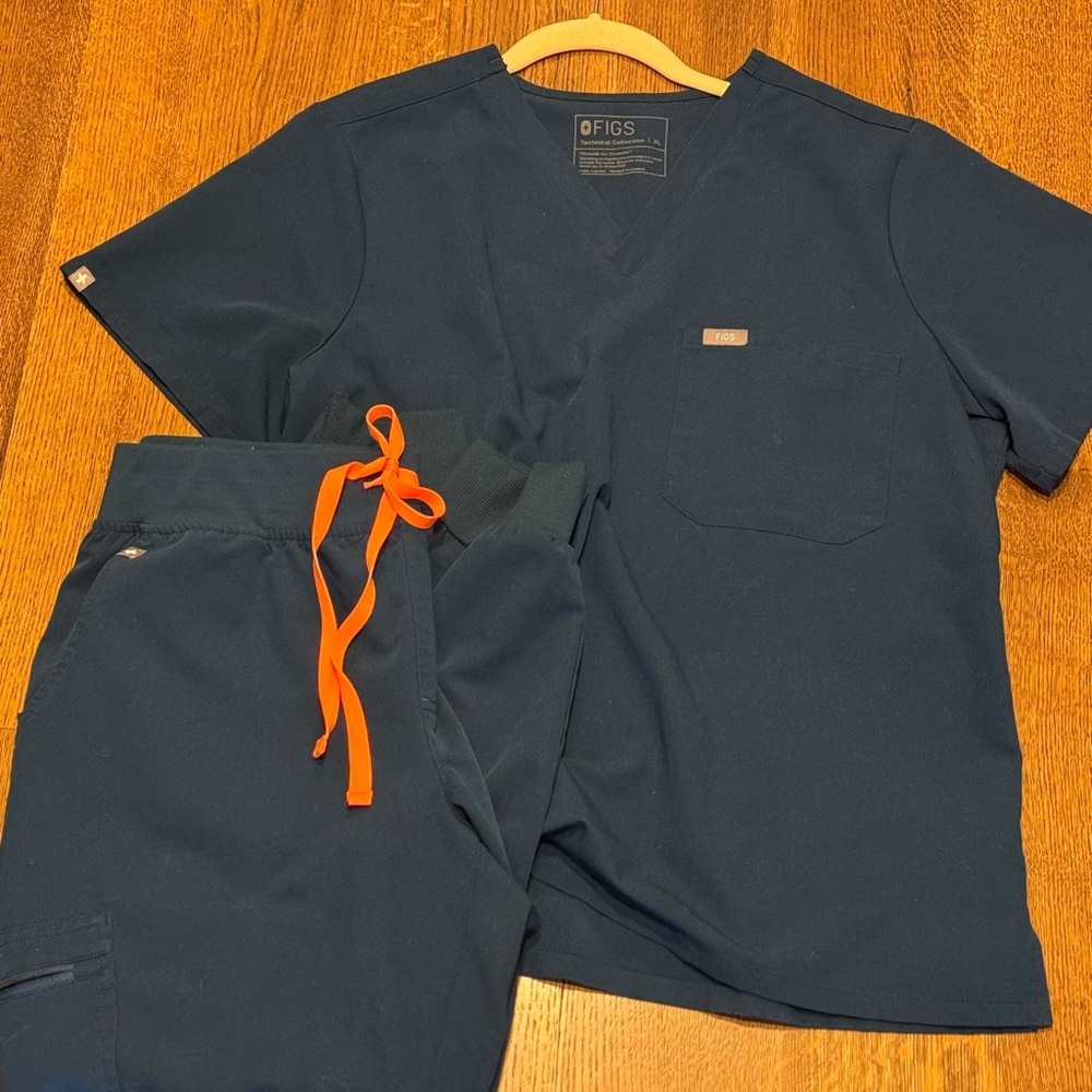 Figs Deep Reef Scrub Top&Pants